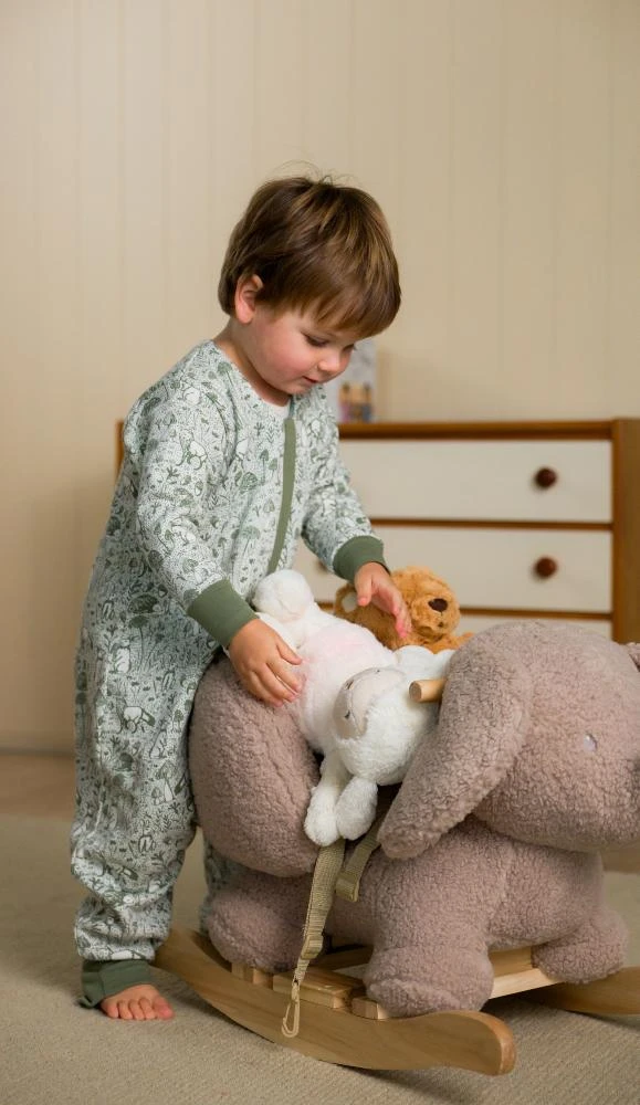 The Sleep Store Winter Cotton / Merino Front Zip Sleeping Suit