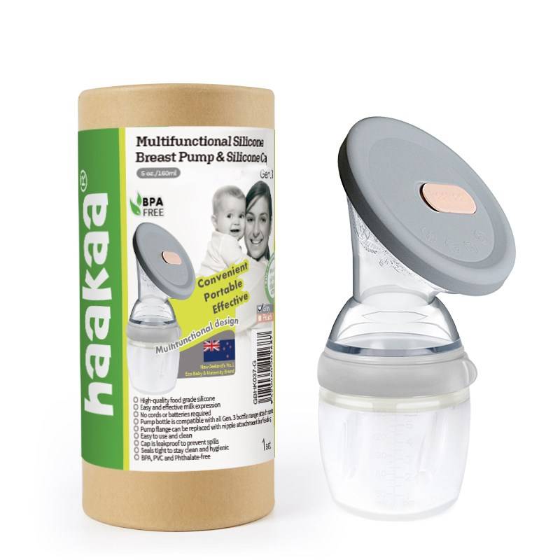 Haakaa Generation 3 Breast Pump & Silicone Cap Set