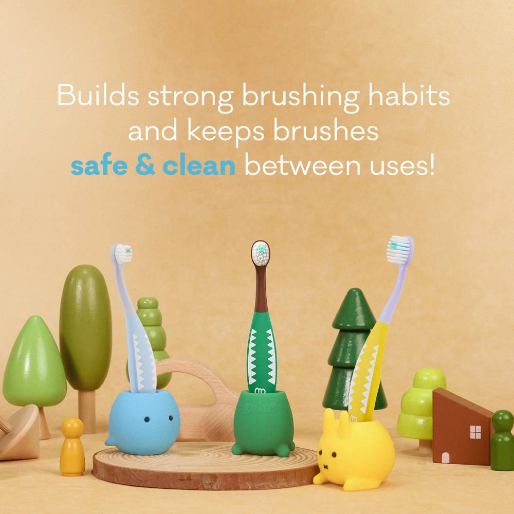 Grin Kids Silicone Toothbrush Holder