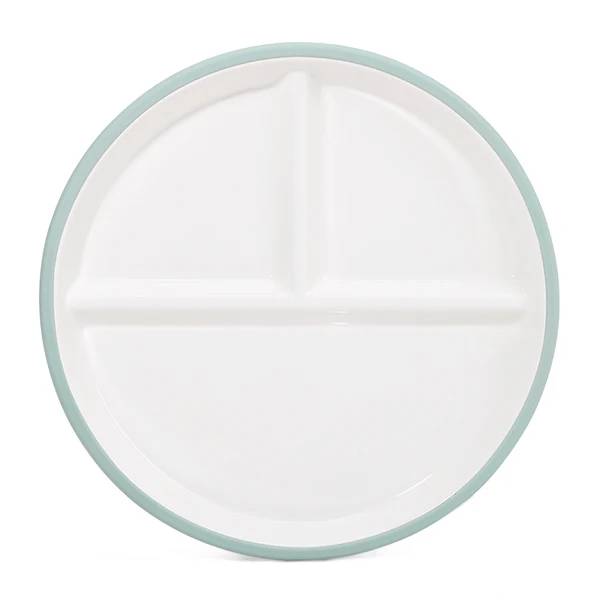 Litill Lapsi Ceramic Divided Plate with Suction Base