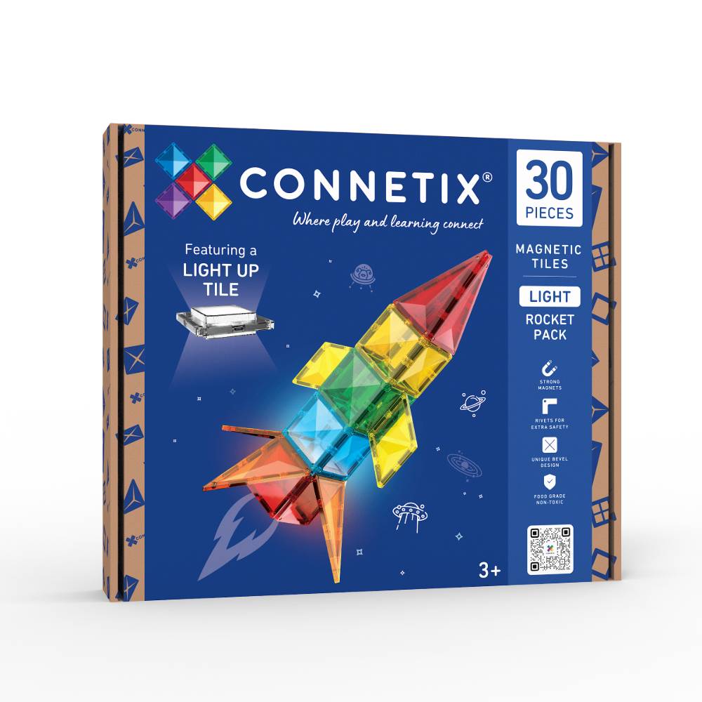 Connetix Light Rocket Pack - 30 Piece