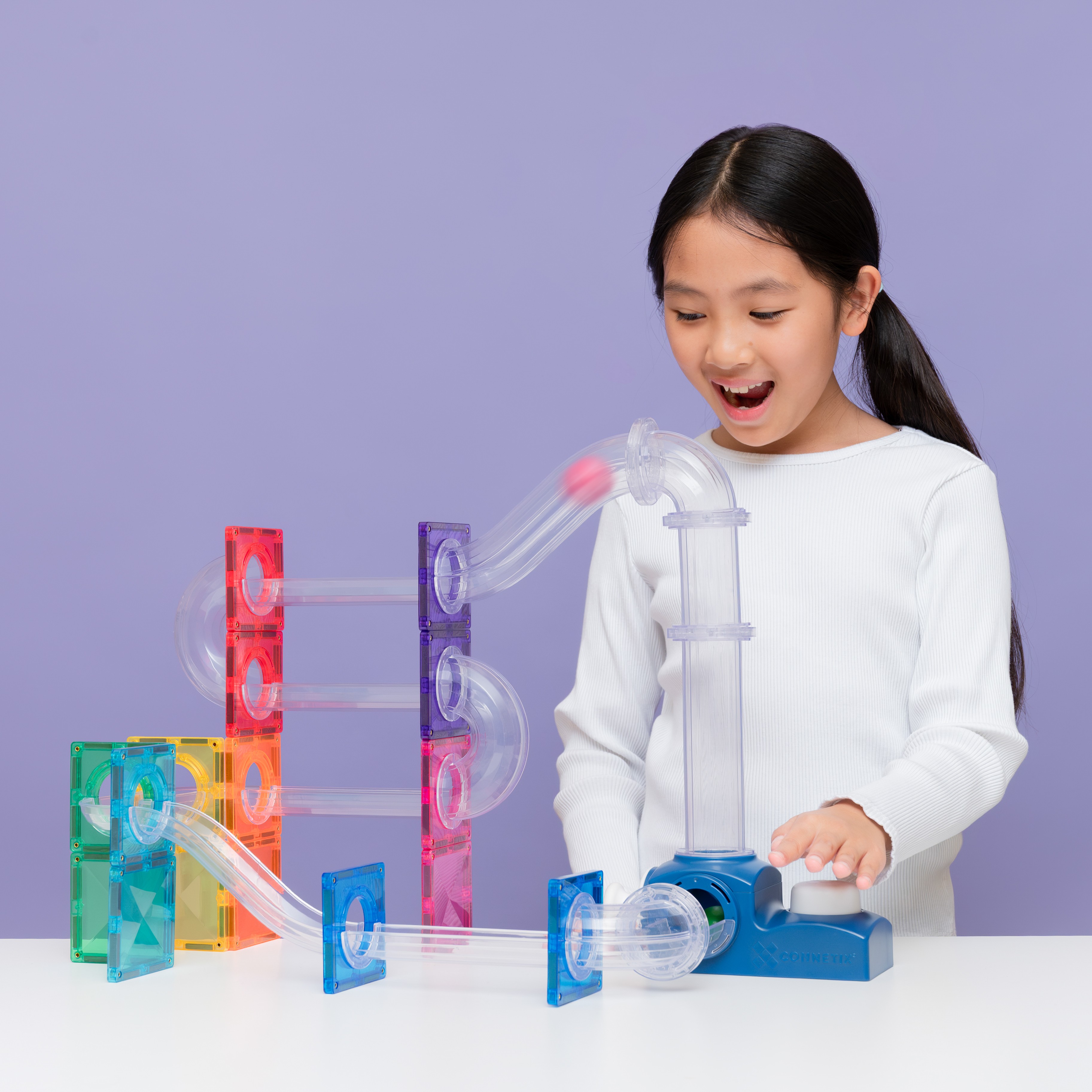 Connetix Ball Run Launcher Pack - 47 Piece