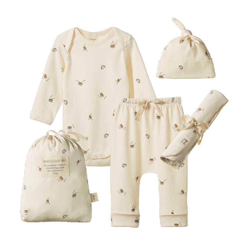 Nature Baby Organic Cotton Essentials Set