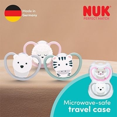 NUK Perfect Match Air Night Soother 2pk