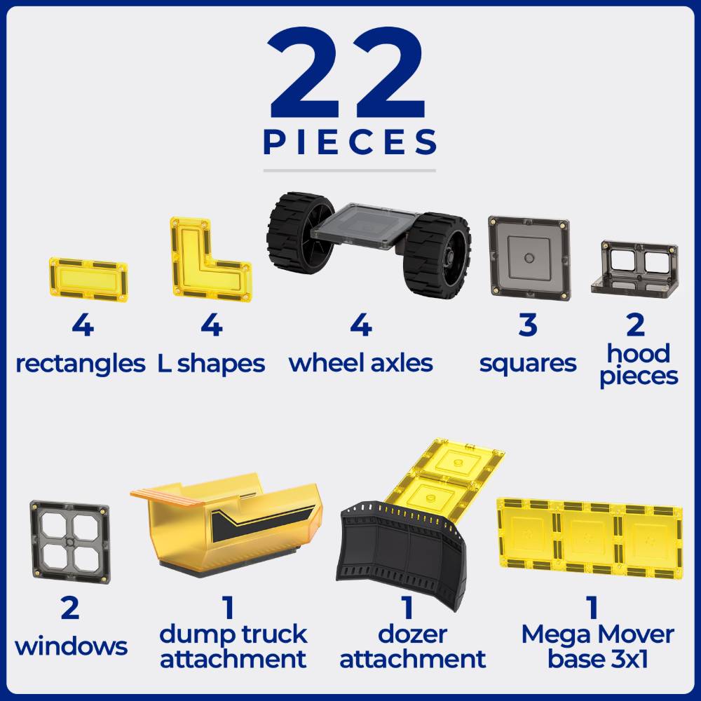 TileTek Transport Mega Earth Movers Pack 22 piece
