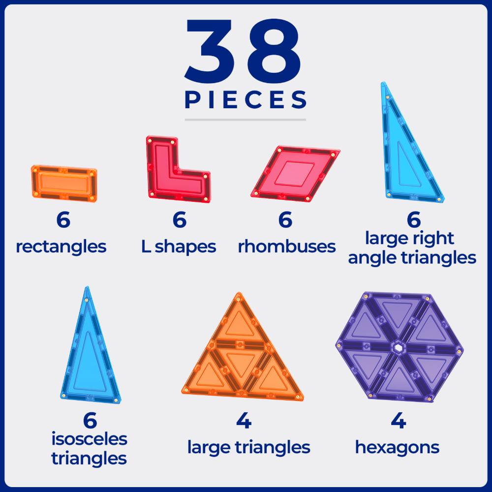 TileTek Geometric Tiles Expansion Pack 38 piece