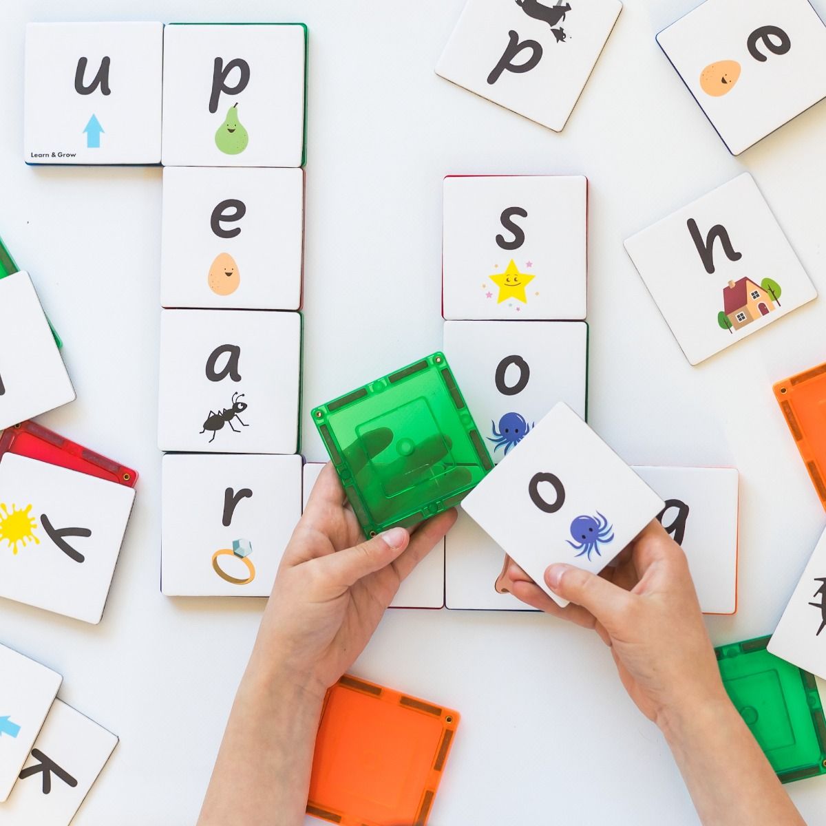 TileTek Tile Toppers Lower Case Alphabet Pack 40 piece