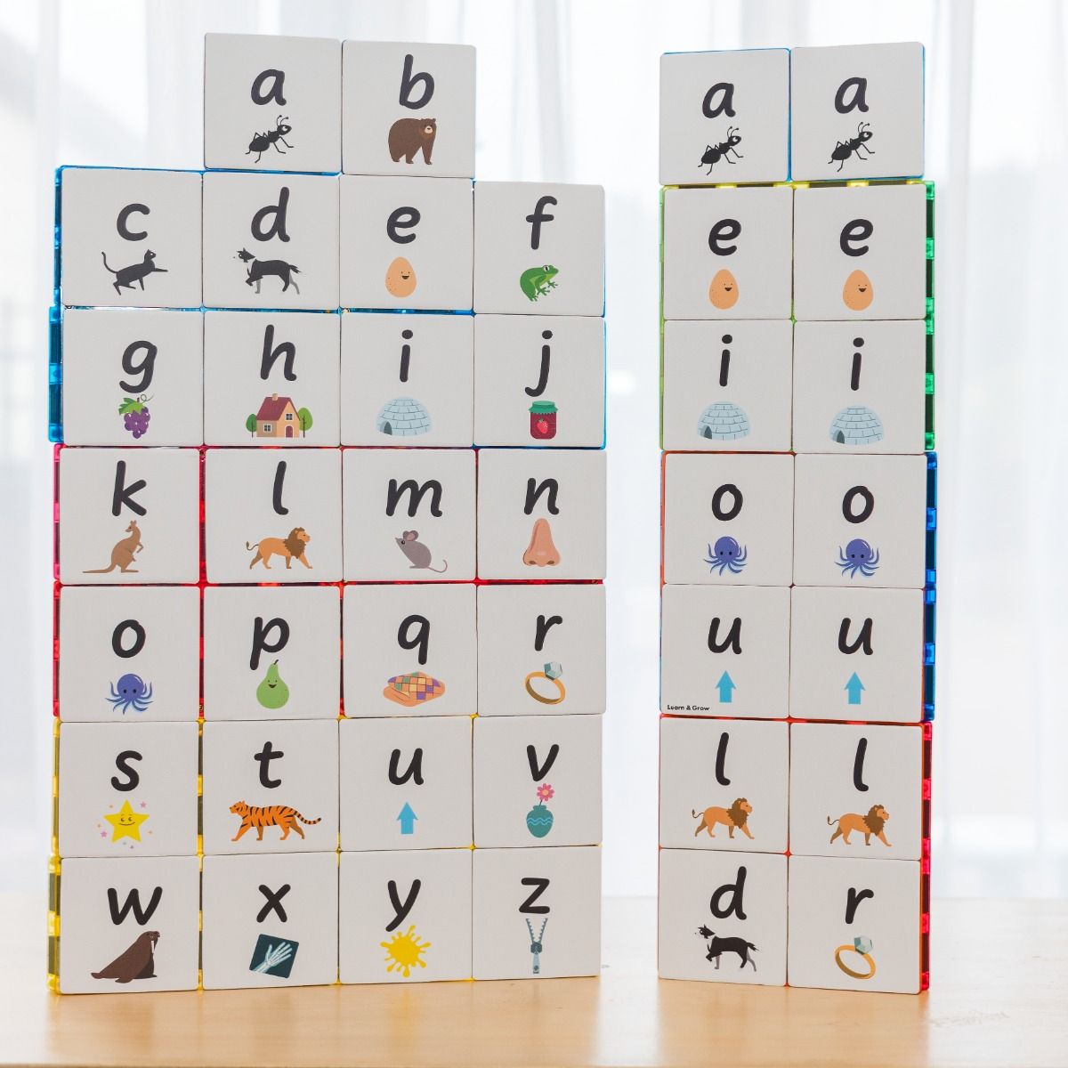 TileTek Tile Toppers Lower Case Alphabet Pack 40 piece