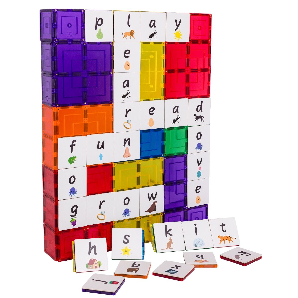 TileTek Tile Toppers Lower Case Alphabet Pack 40 piece