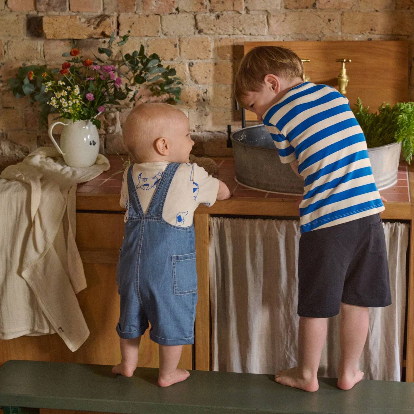Nature Baby Organic Cotton River Waffle Tee