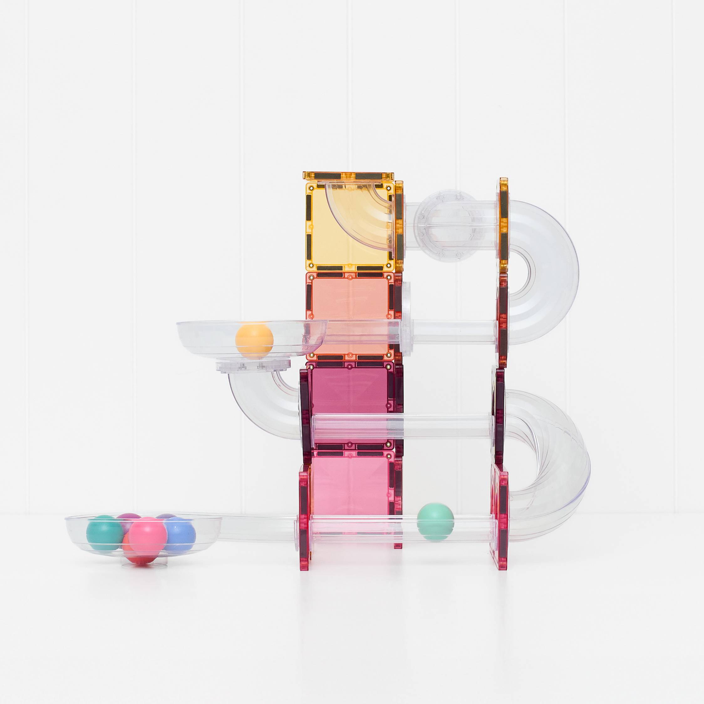 Connetix Pastel Ball Run Pack - 114 Piece