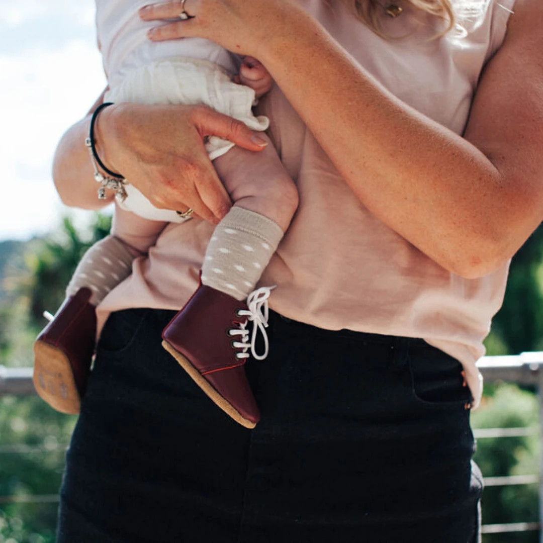 Lamington Baby Knee-High Merino Socks - Newborn Core Range