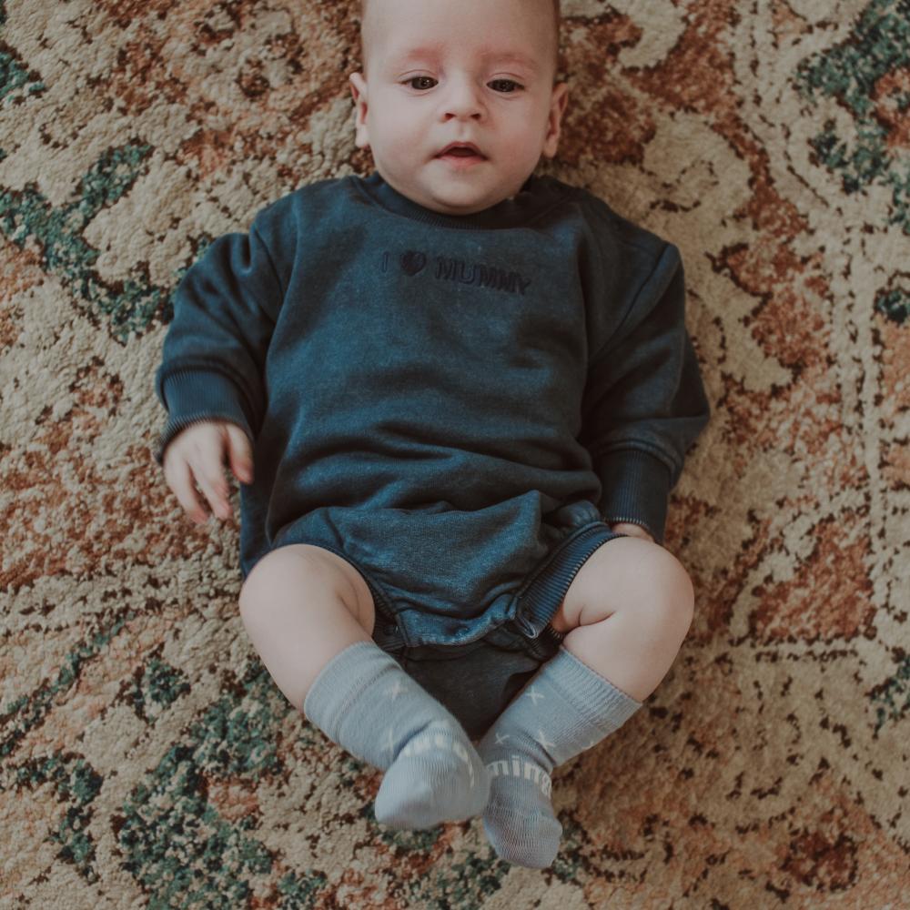 Lamington Baby Crew Merino Socks - Newborn Core Range