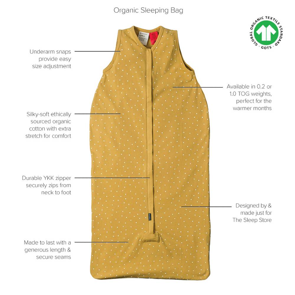 1.0 tog Organic Sleeping Bag