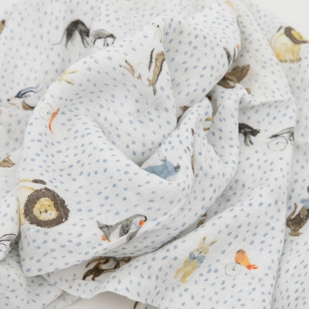 Little Unicorn - Cotton Muslin Swaddle Gift Set