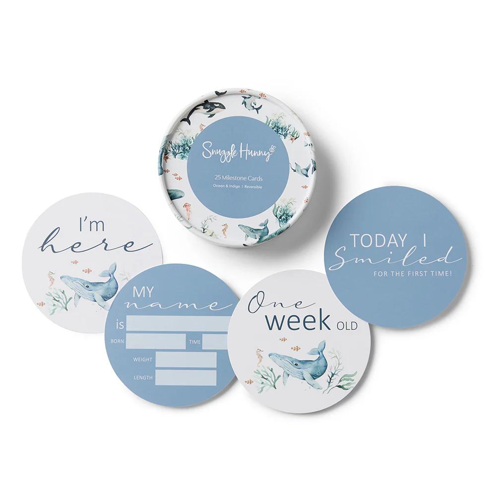 Snuggle Hunny Reversible Milestone Cards