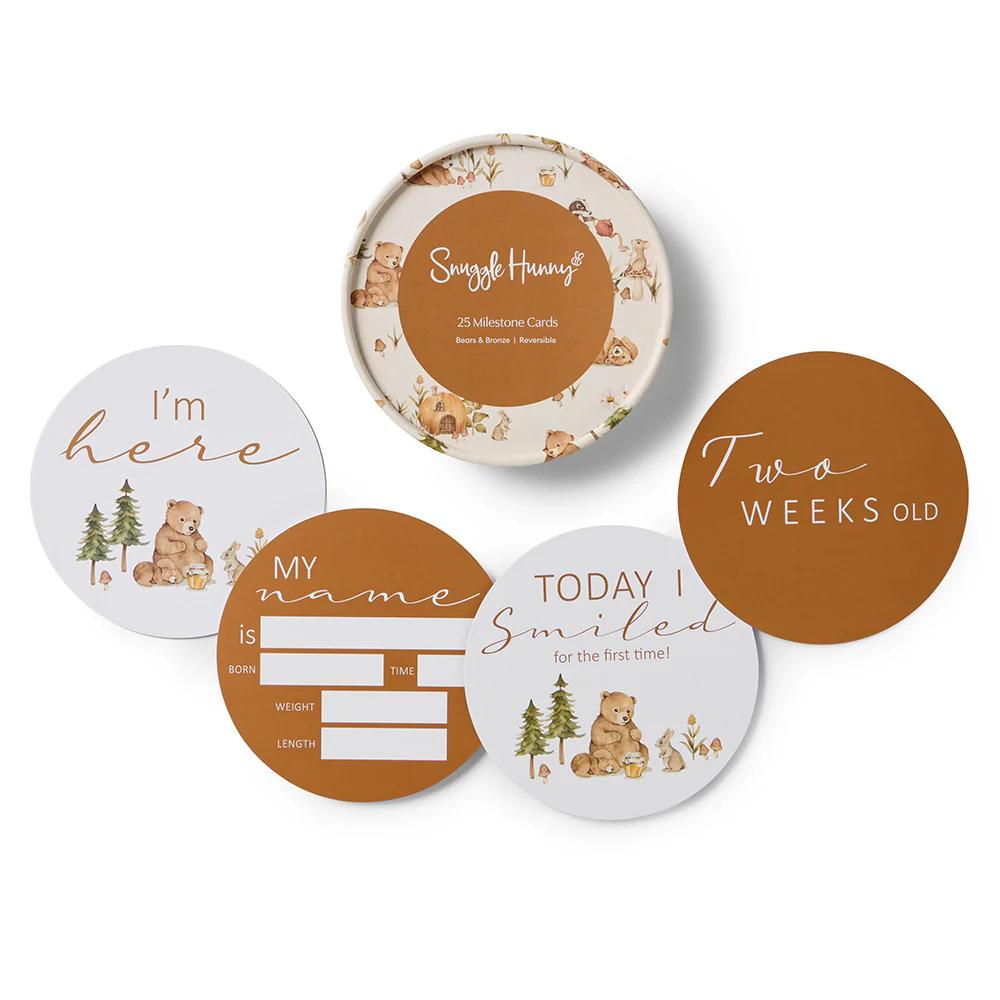 Snuggle Hunny Reversible Milestone Cards