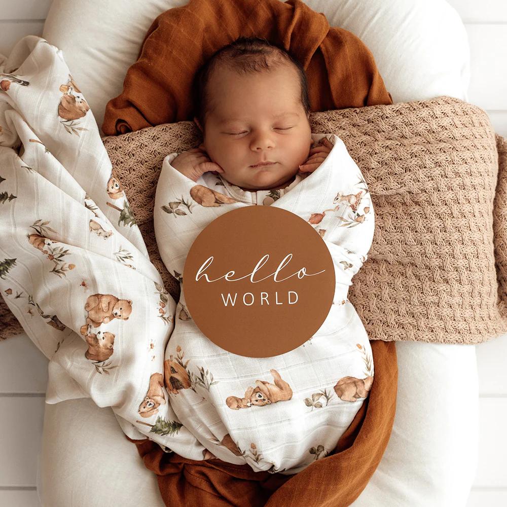 Snuggle Hunny Reversible Milestone Cards