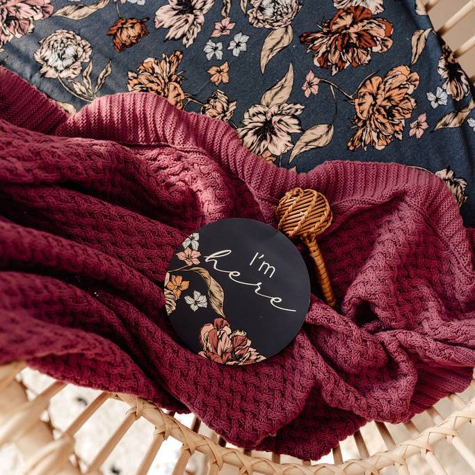 Snuggle Hunny Reversible Milestone Cards