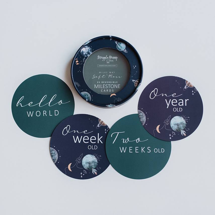 Snuggle Hunny Reversible Milestone Cards