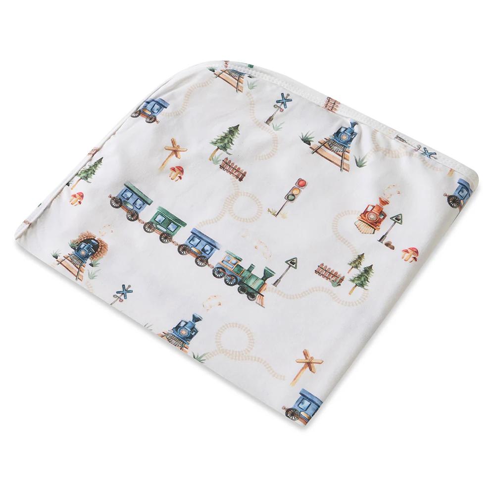 Snuggle Hunny Baby Jersey Wrap & Beanie Set