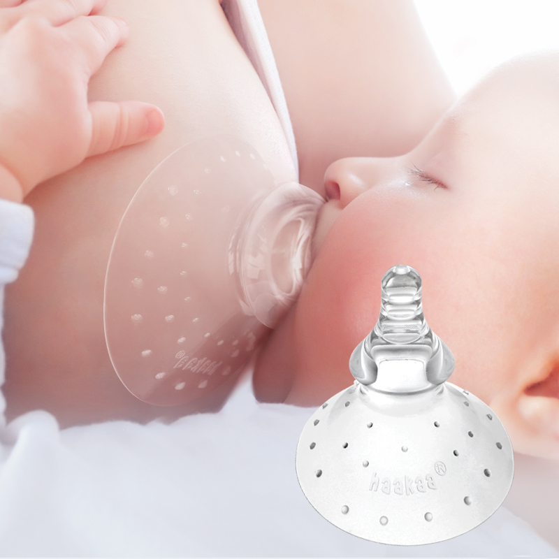 Haakaa Breastfeeding Silicone Nipple Shield - Round