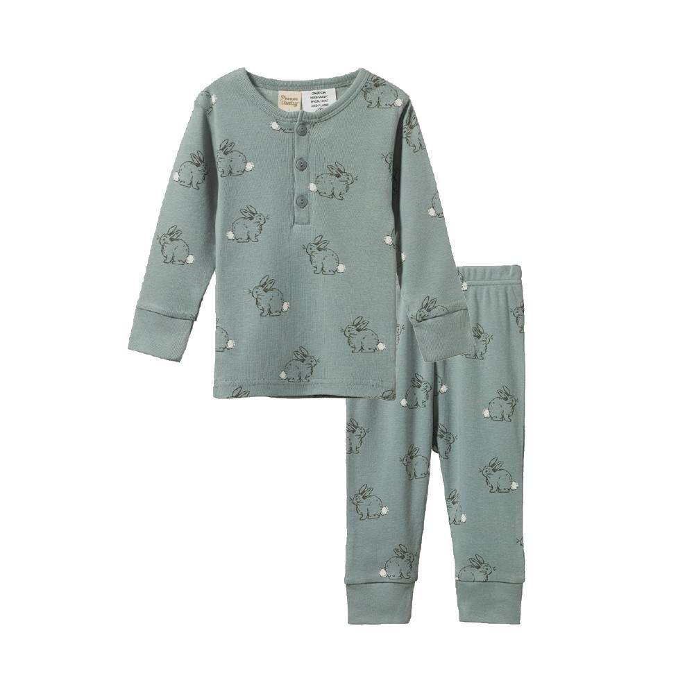 Nature Baby Long Sleeve Rib Pyjamas