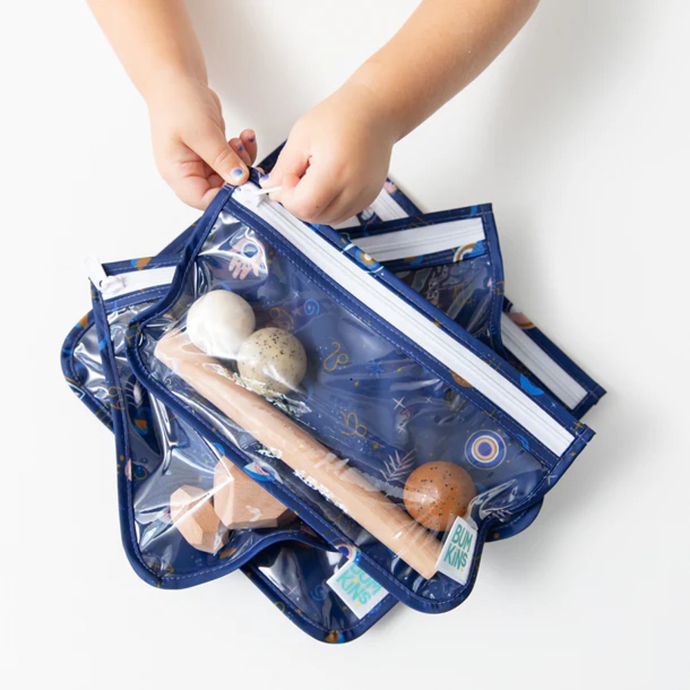 Bumkins Clear Travel Bag 3pk