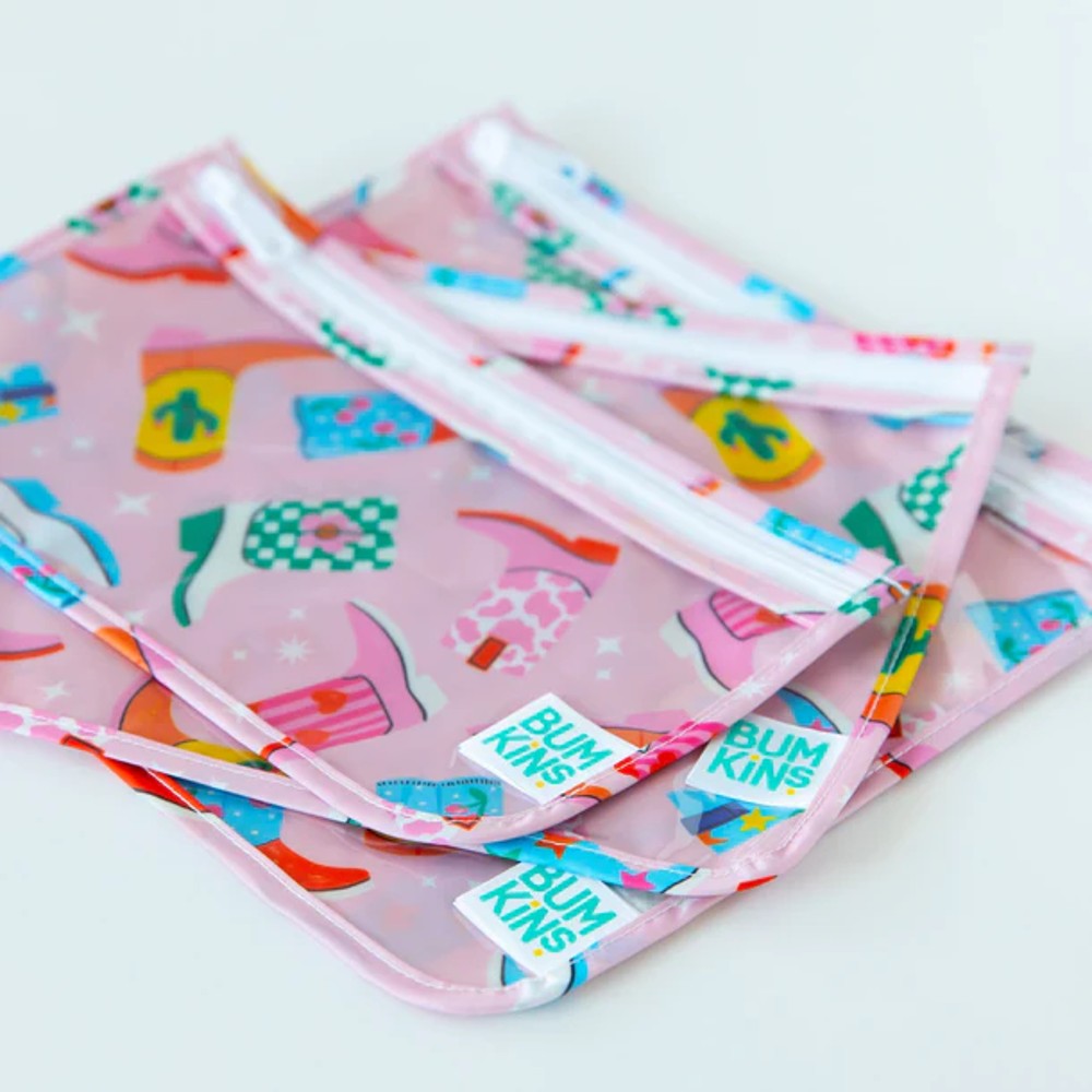 Bumkins Clear Travel Bag 3pk