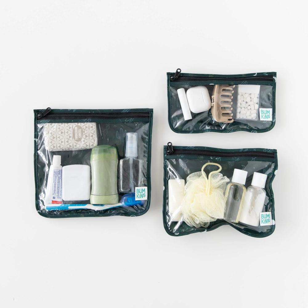 Bumkins Clear Travel Bag 3pk