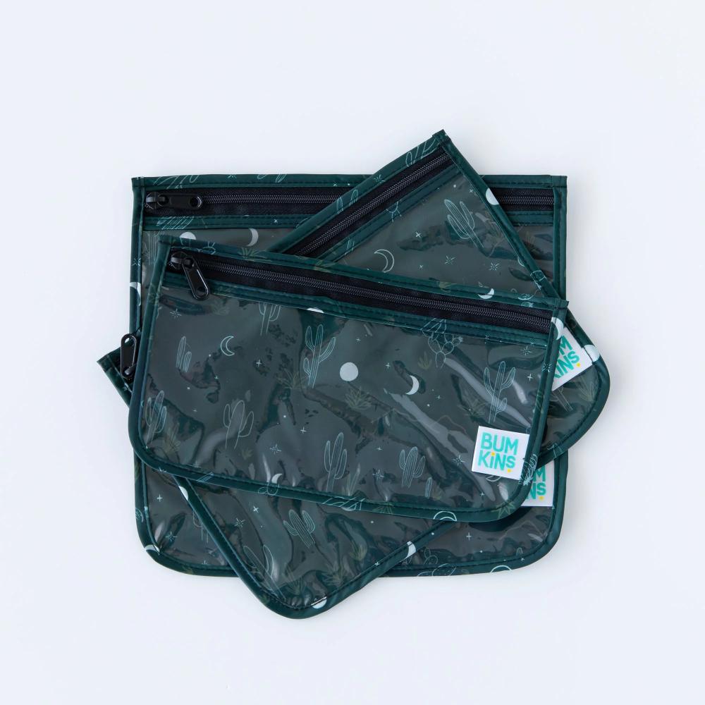 Bumkins Clear Travel Bag 3pk