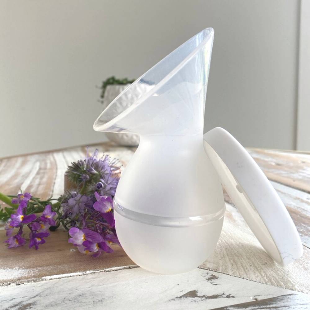 Milkbar 100ml Silicone Breastpump with Lid