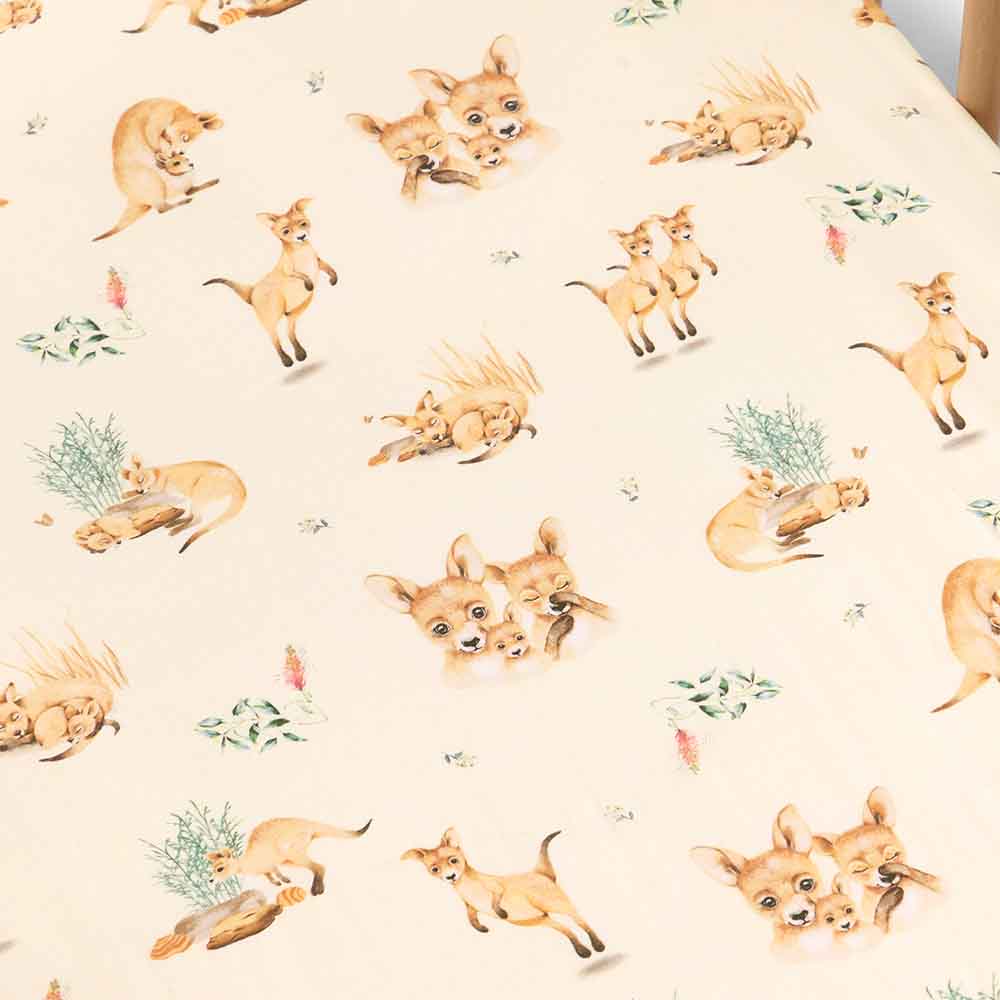 Snuggle Hunny Kids Fitted Cot Sheet - 133 x 77cm