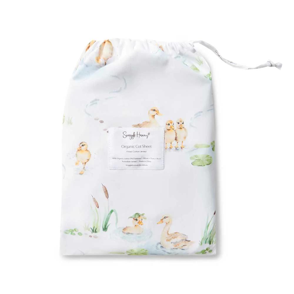 Snuggle Hunny Kids Fitted Cot Sheet - 133 x 77cm