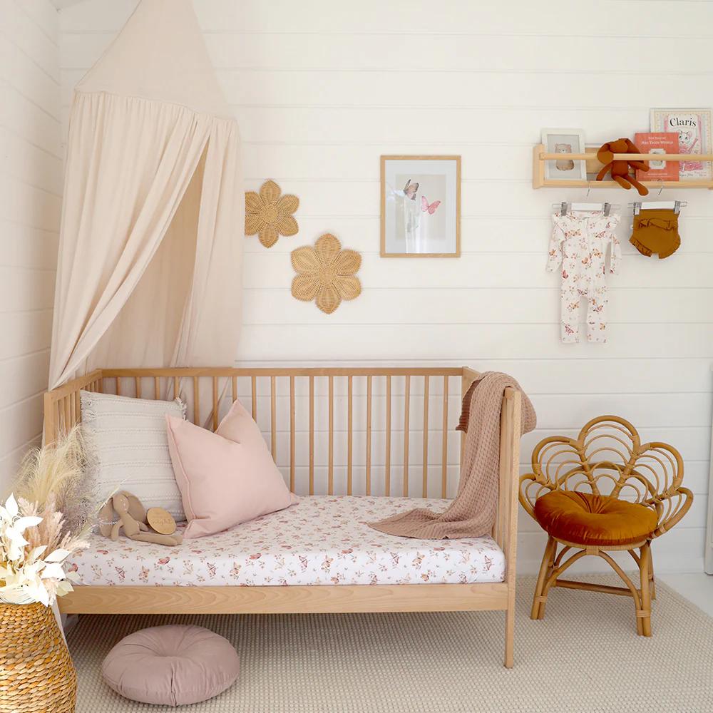 Snuggle Hunny Kids Fitted Cot Sheet - 133 x 77cm