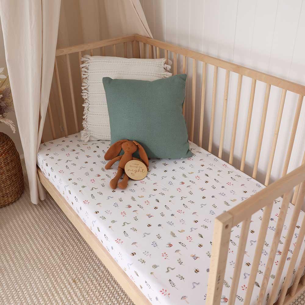 Snuggle Hunny Kids Fitted Cot Sheet - 133 x 77cm