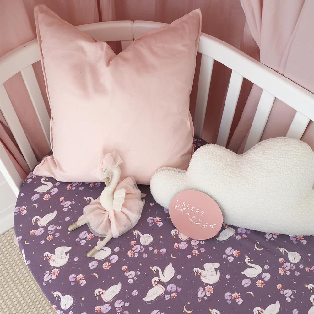 Snuggle Hunny Kids Fitted Cot Sheet - 133 x 77cm