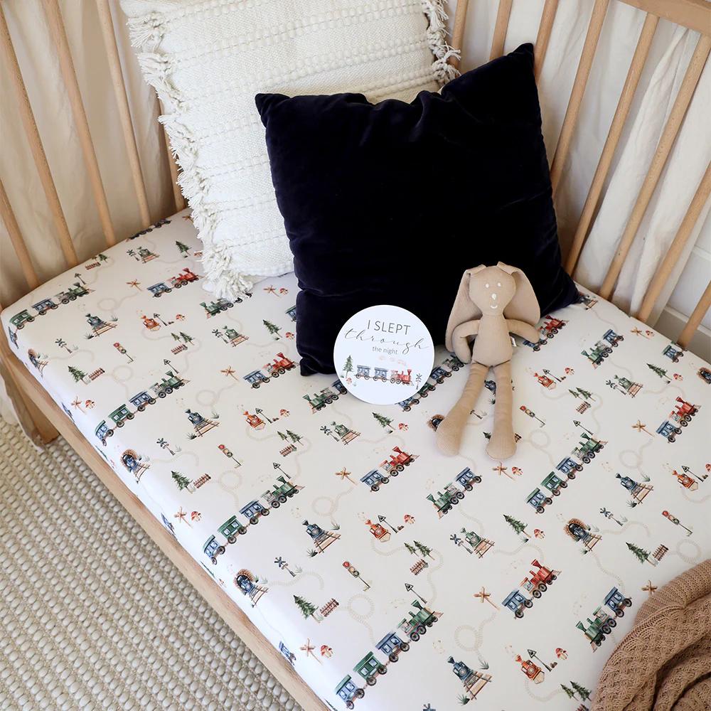 Snuggle Hunny Kids Fitted Cot Sheet - 133 x 77cm