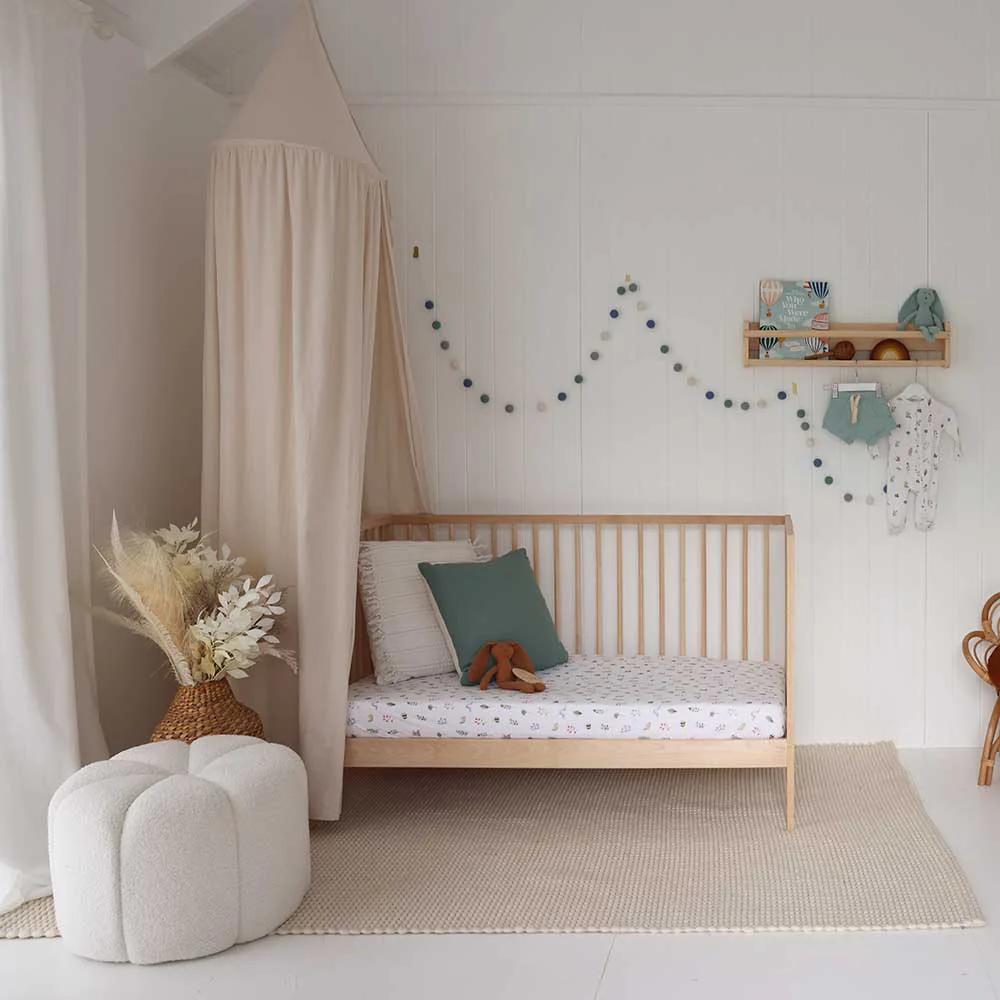 Snuggle Hunny Kids Fitted Cot Sheet - 133 x 77cm