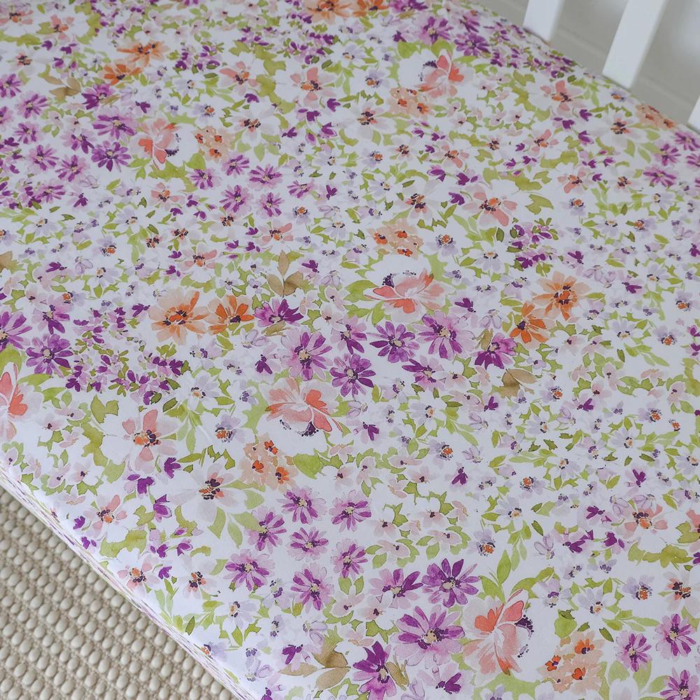 Snuggle Hunny Kids Fitted Cot Sheet - 133 x 77cm