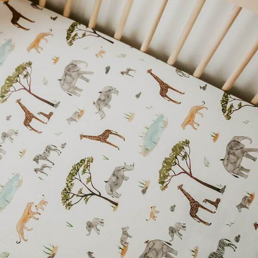 Snuggle Hunny Kids Fitted Cot Sheet - 133 x 77cm