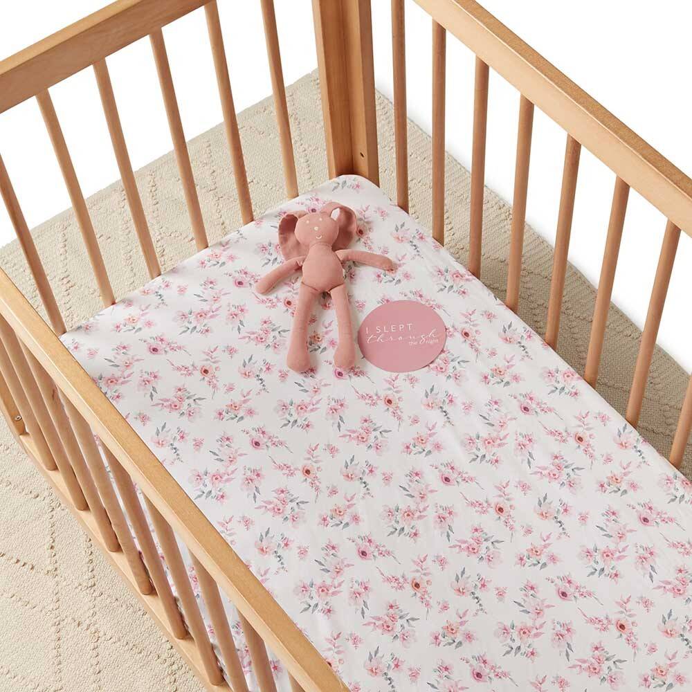 Snuggle Hunny Kids Fitted Cot Sheet - 133 x 77cm