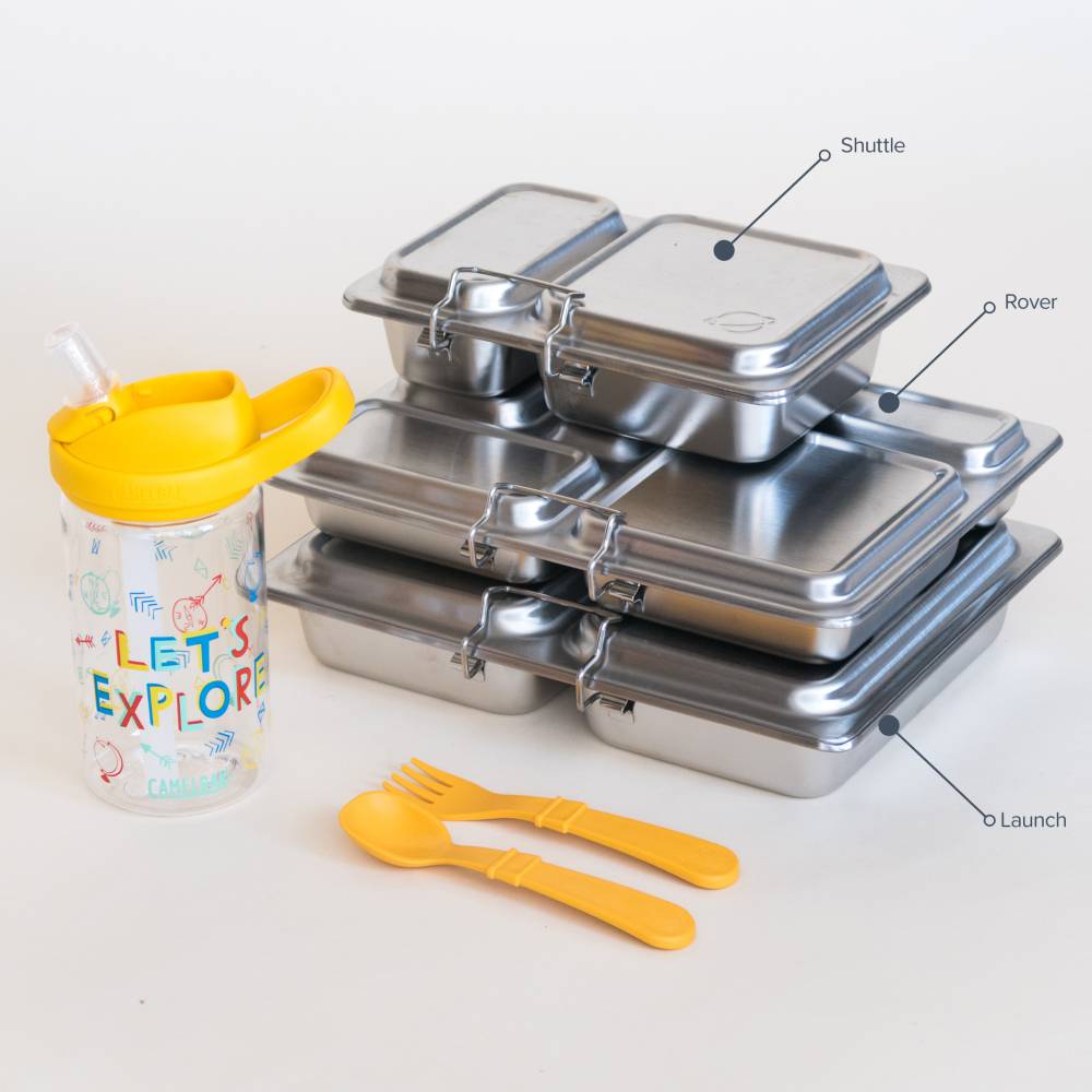 PlanetBox Stainless Steel Lunchbox - Launch | Lunch Boxes, Snack