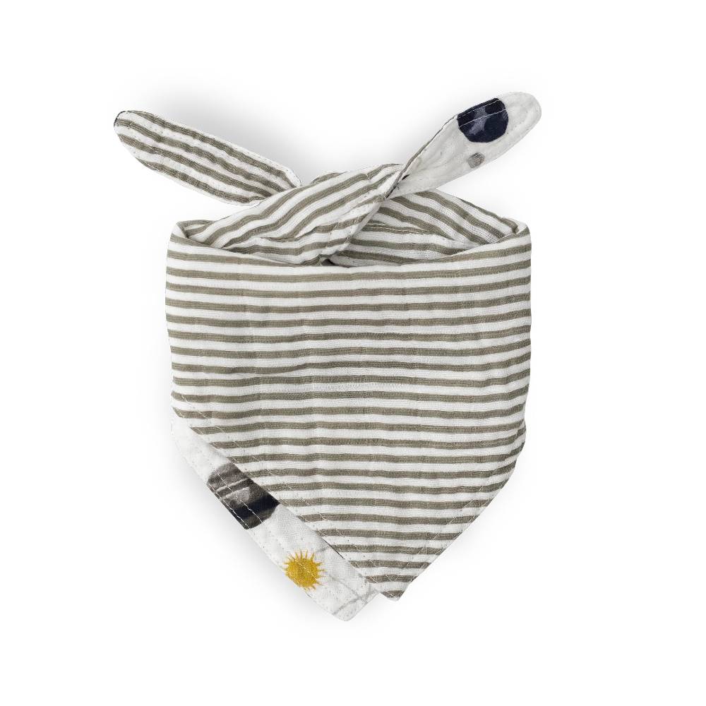 Little Unicorn - Reversible Muslin Bandana Bib - Clearance