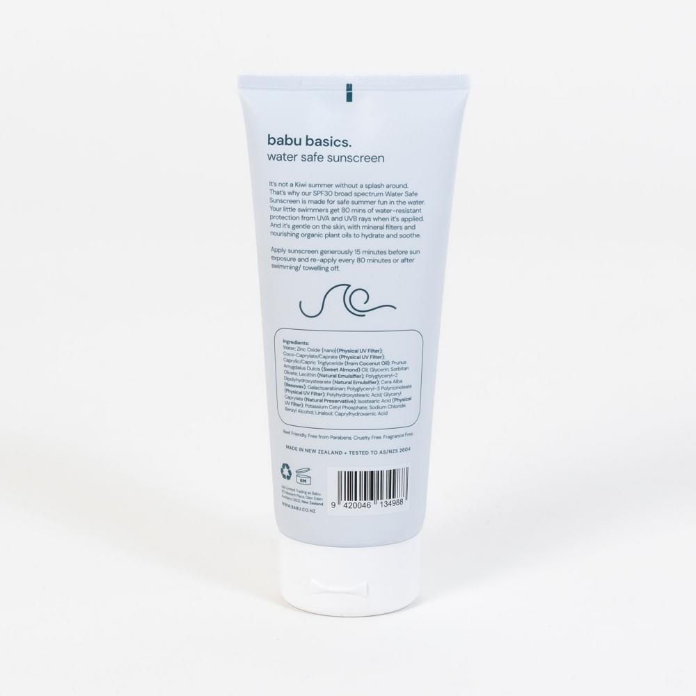 Babu Water Safe Sunscreen SPF30+ 200ml