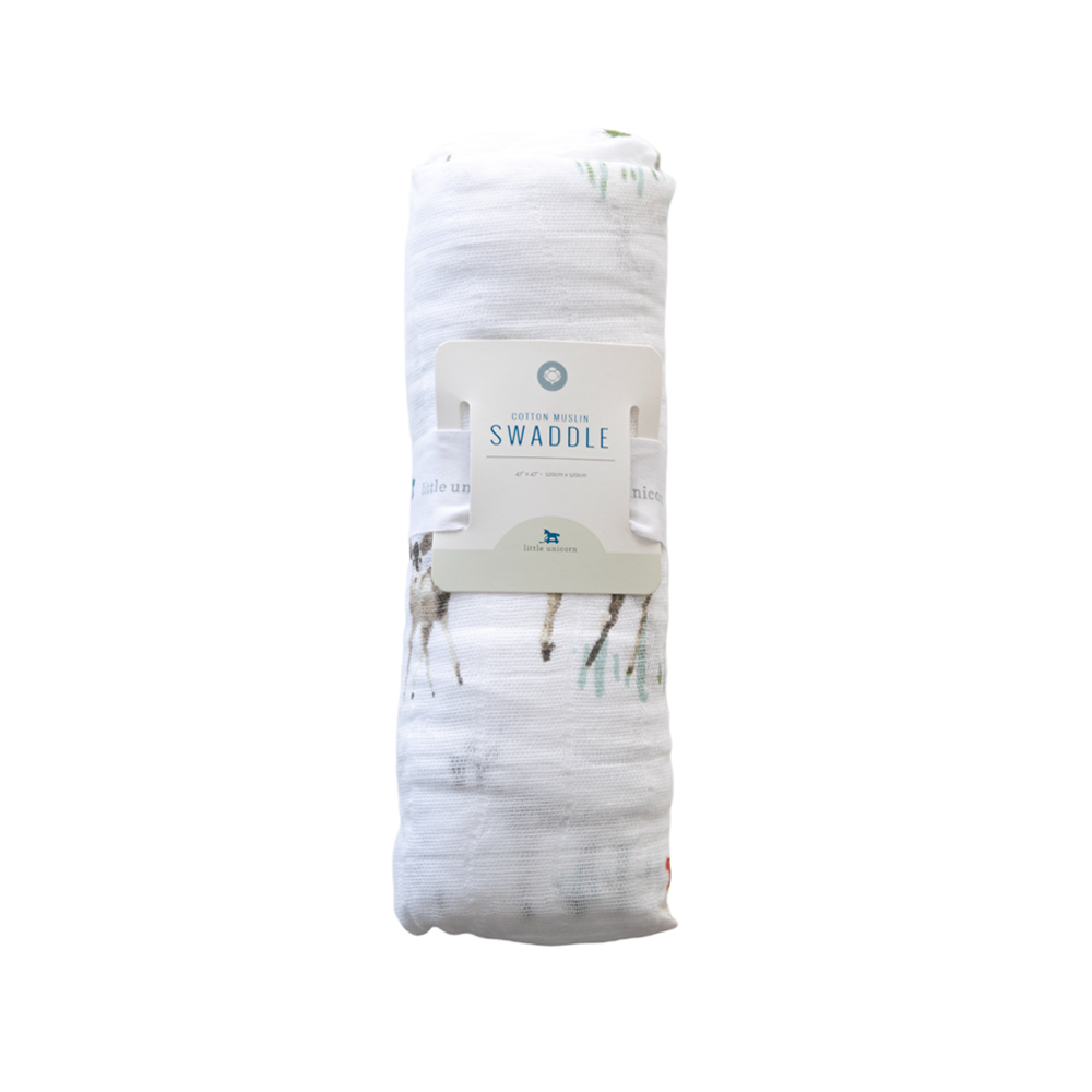 Little Unicorn - Cotton Muslin Swaddle Wrap