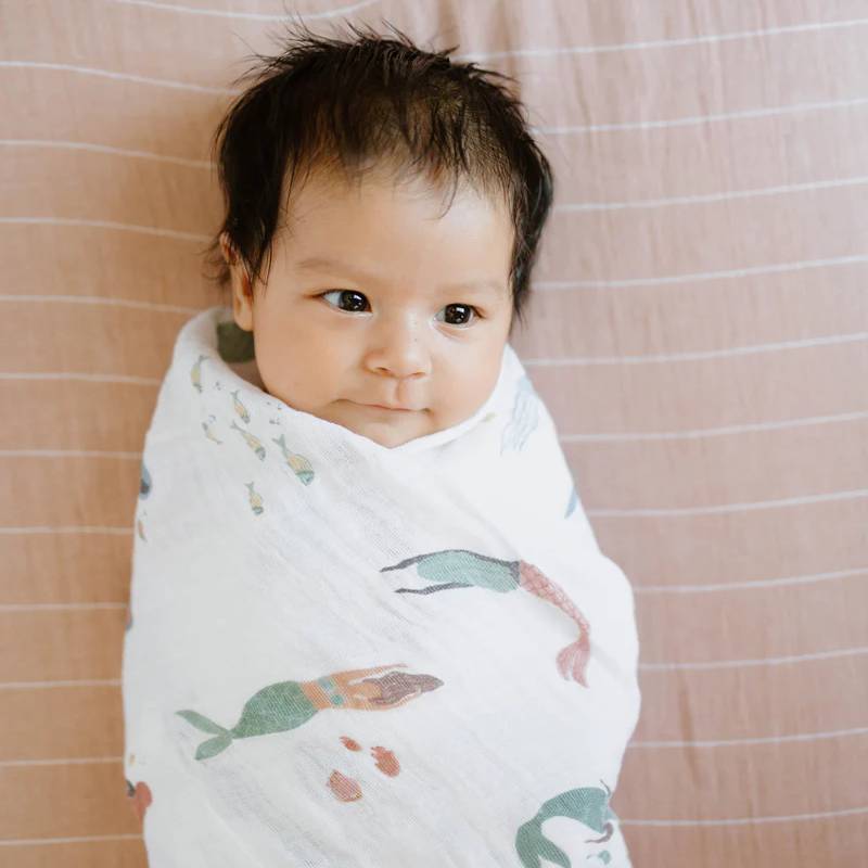 Little Unicorn - Single Cotton Muslin Swaddle