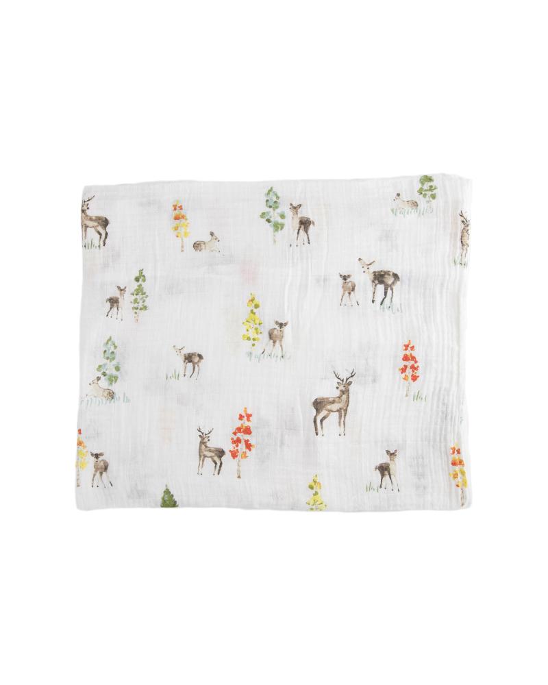 Little Unicorn - Single Cotton Muslin Swaddle