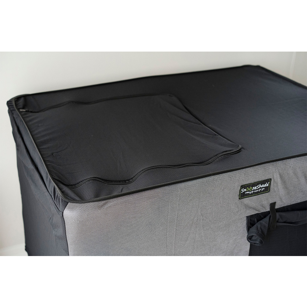 SnoozeShade Air-Permeable Travel Cot Blackout Cover