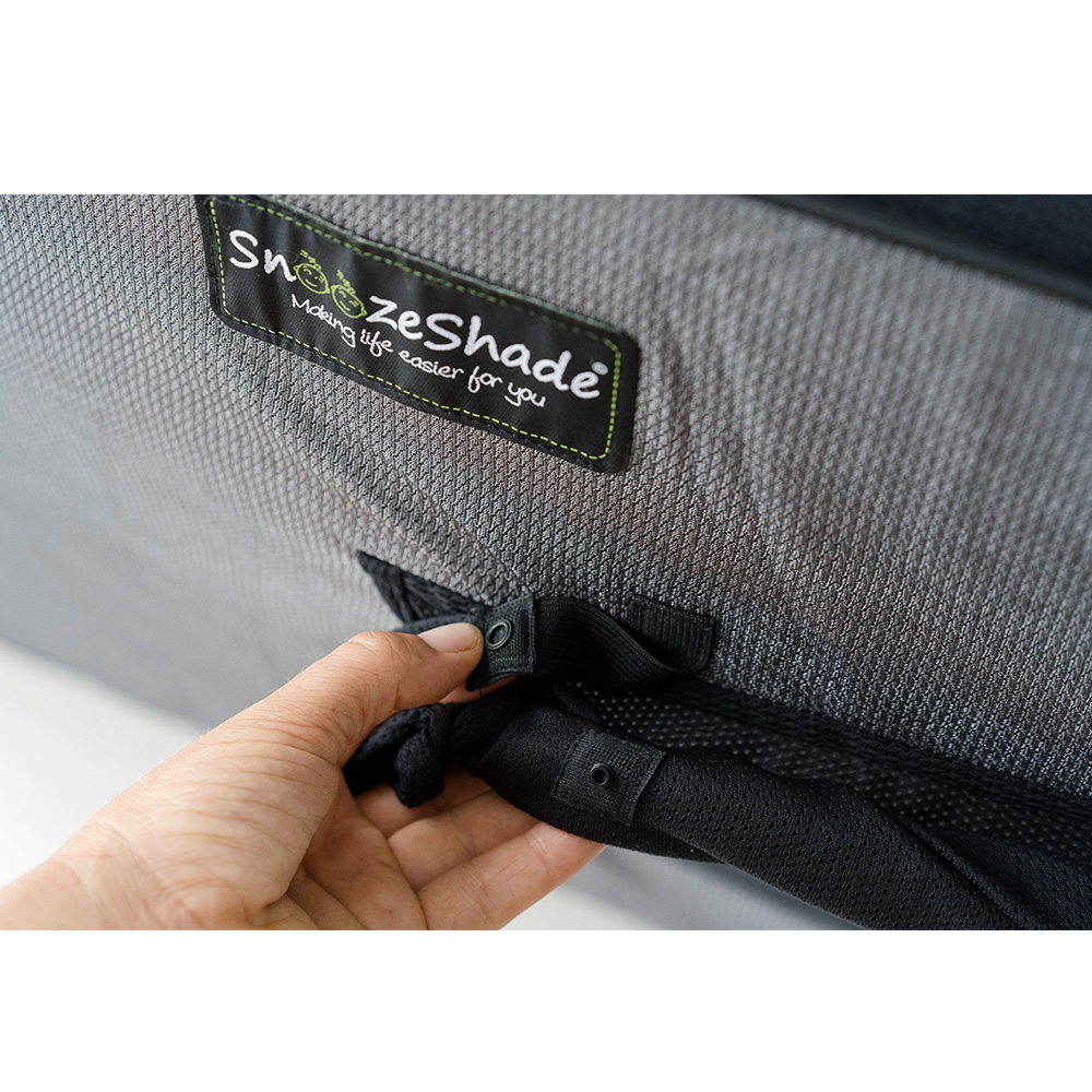 SnoozeShade Air-Permeable Travel Cot Blackout Cover